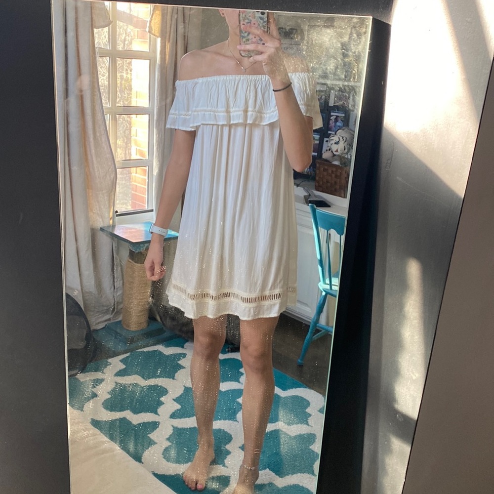 Off-the-shoulder dress